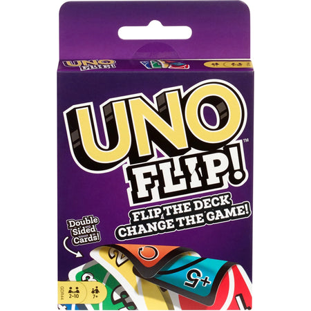 UNO Flip Card Game: Classic Fun for 2-10 Players - Games & Puzzles