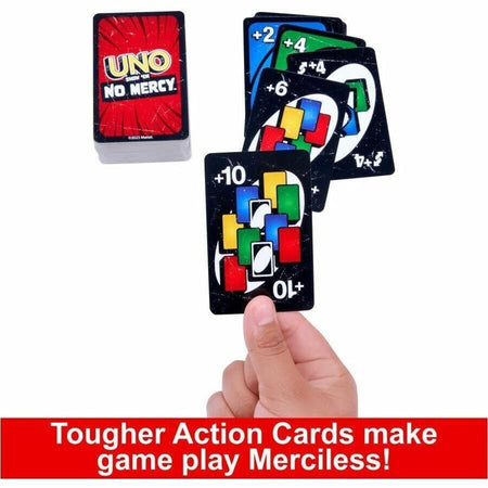 UNO Show 'Em No Mercy Card Game For Kids, Adults & Family Night, Parties And Travel - Alternate-Image2