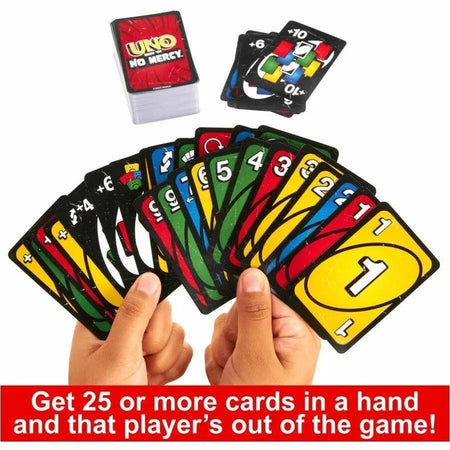 UNO Show ’Em No Mercy Card Game: Fun for Kids Adults & Family Night - Games Puzzles