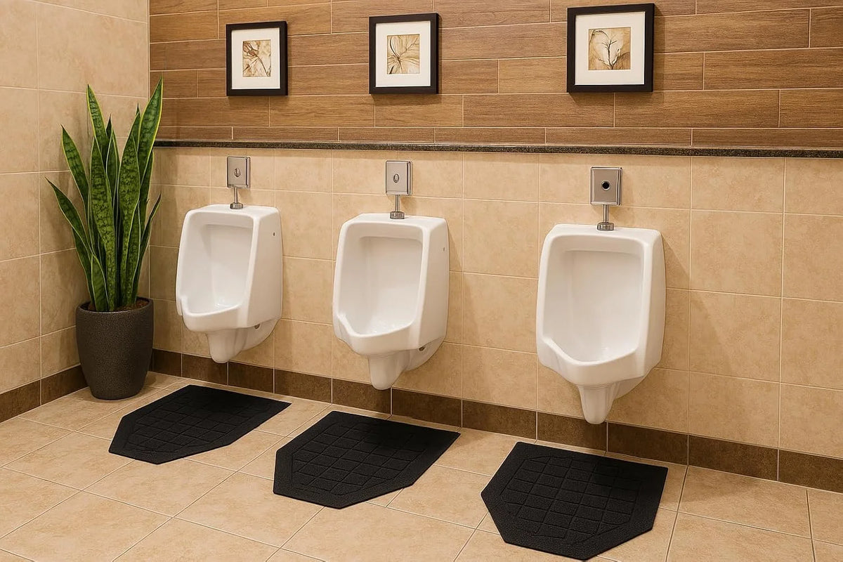 Urinal Mats-12 pack - Black / 20’’ x - Mats