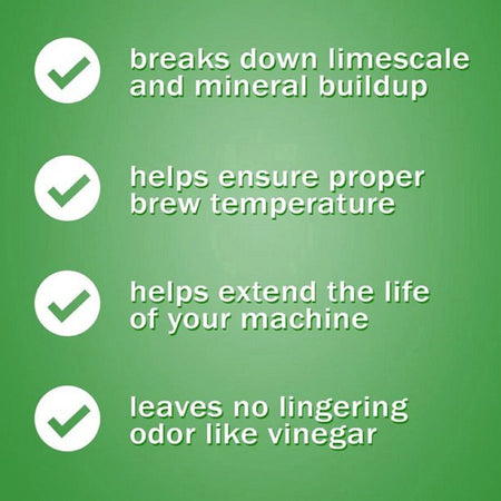 Urnex Single Brewer Cleaning Kit - For Coffee Maker - 0.25 oz - Biodegradable Phosphate-free Odorless - Green - 1 Each