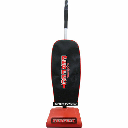 V.A.C. Battery-Operated Upright Vacuum - Brushroll - 12’’ Cleaning Width - Carpet Bare Floor - HEPA - Battery