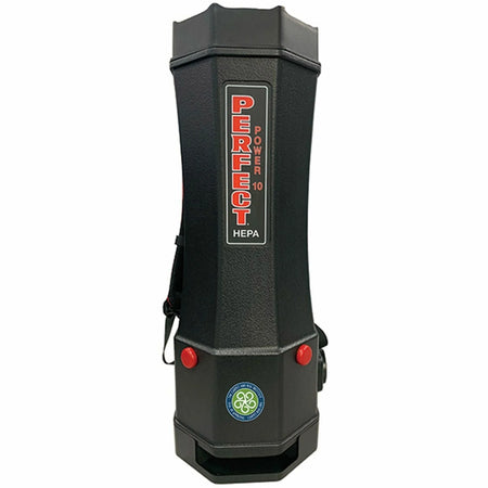V.A.C. Perfect Backpack Vacuum - 2.50 gal - Bagged - 50 ft Cable Length - 7 Hose - HEPA - Black - Cleaners & Accessories