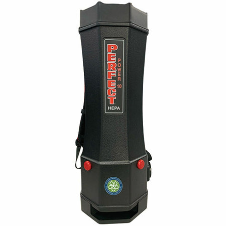 V.A.C. Perfect Backpack Vacuum - 2.50 gal - Bagged - 50 ft Cable Length - 7 Hose - HEPA - Black - Cleaners & Accessories