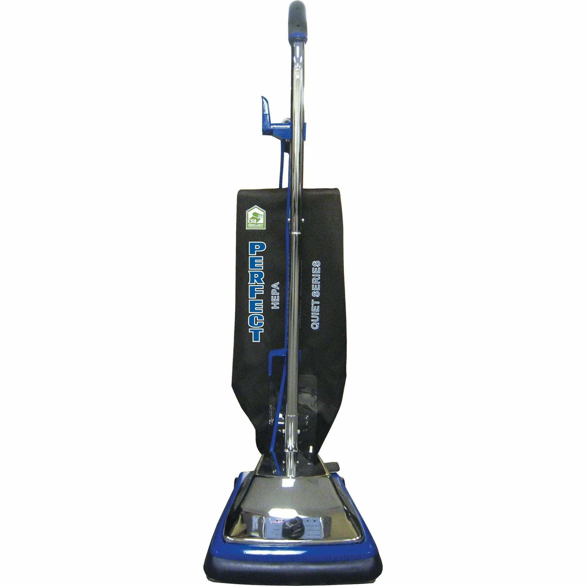 V.A.C. Upright Quiet Series Vacuum - 870 W Motor - Bagged - 12’’ Cleaning Width - Carpet - 50 ft Cable Length - Black