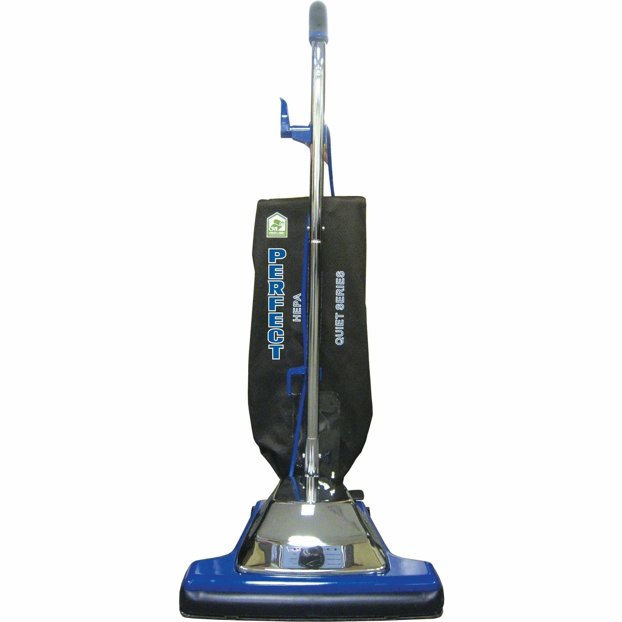 V.A.C. Upright Quiet Series Vacuum - 870 W Motor - Bagged - 16’’ Cleaning Width - Carpet - 50 ft Cable Length - Black