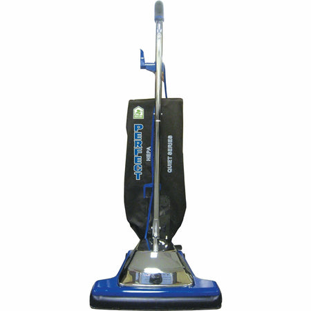 V.A.C. Upright Quiet Series Vacuum - 870 W Motor - Bagged - 16’’ Cleaning Width - Carpet - 50 ft Cable Length - Black