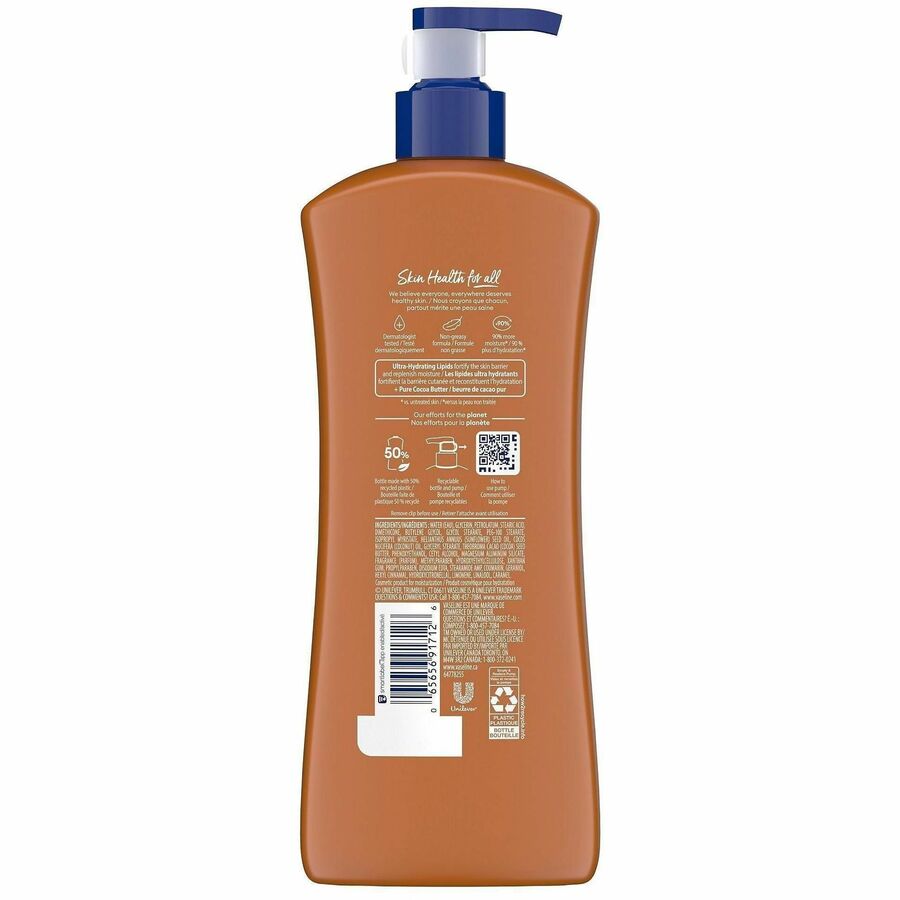 Vaseline Cocoa Radiant Hydrating Lotion - Rear