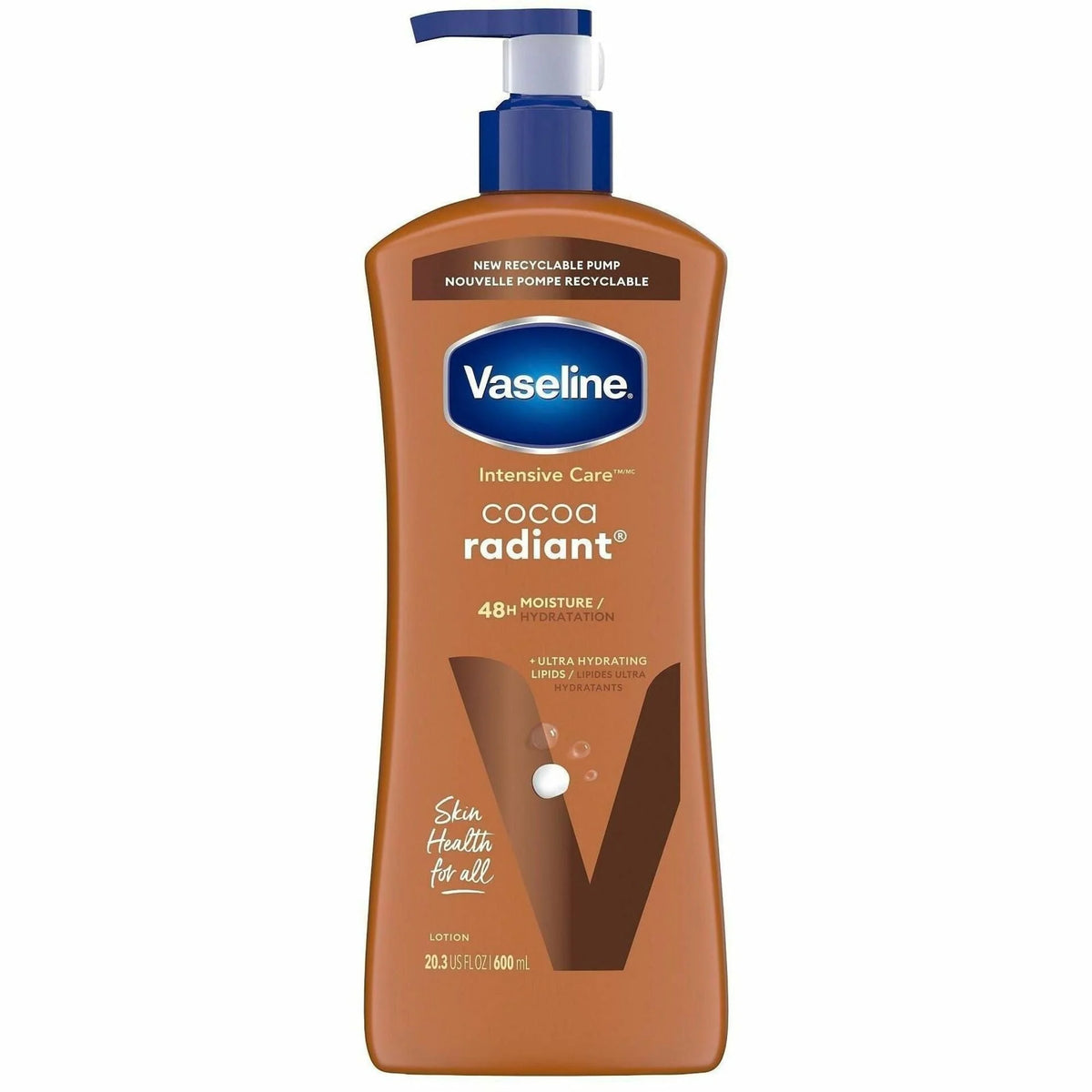 Vaseline Cocoa Radiant Hydrating Lotion - 20.30 fl oz - Moisturising Body - Skin/Body Lotions