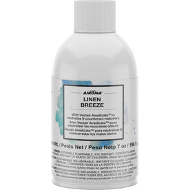 Vectair Systems Airoma Dispenser Fragrance Refill - Aerosol - 6000 ft² - Linen Breeze - 60 Day - Odor Neutralizer - 12