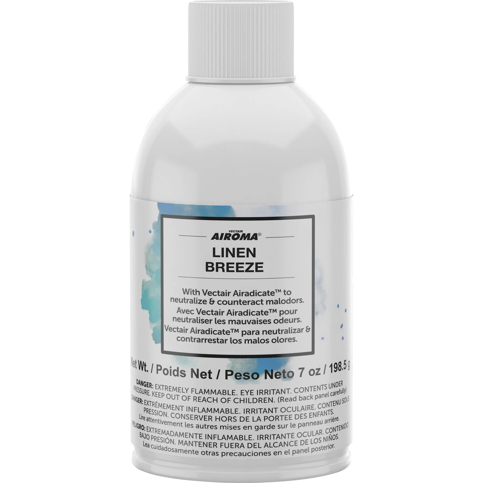 Vectair Systems Airoma Linen Breeze Aerosol Refill - 60 Day Odor Neutralizer - Air Fresheners