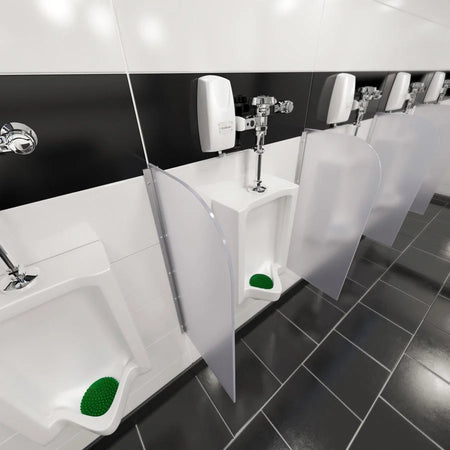 Vectair Systems Wee-Screen Urinal Screen - Lasts upto 30 Days - Splash Resistant Flexible Recyclable - 10 / Carton