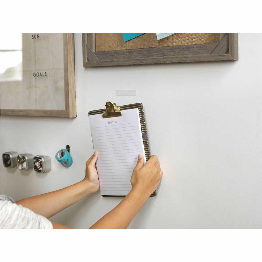 VELCRO® 95179 General Purpose Removable Mounting - 15 ft Length x 0.75’’ Width - White - Silicone - Damage Resistant