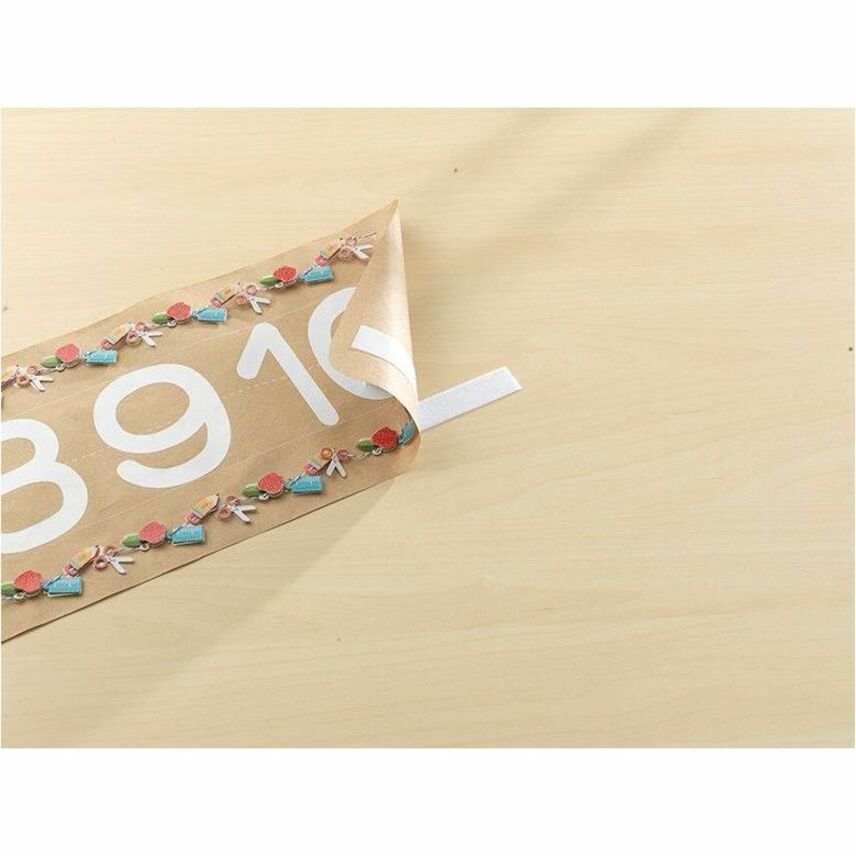 VELCRO® 95179 General Purpose Removable Mounting - 15 ft Length x 0.75’’ Width - White - Silicone - Damage Resistant