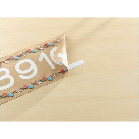 VELCRO® 95179 General Purpose Removable Mounting - 15 ft Length x 0.75’’ Width - White - Silicone - Damage Resistant