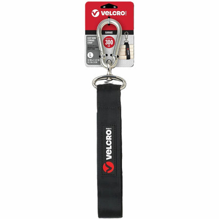 VELCRO® Heavy Duty Storage Strap - Large (L) - 15’’ Height x 3.5’’ Width 1’’ Length - Black - 1 Each - Hook & Loop