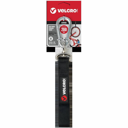VELCRO Heavy Duty Storage Strap 12.8’’ Height x 3.5’’ Width 1’’ Length Black 1 Each Medium (M) (VEK30121) - Hook & Loop