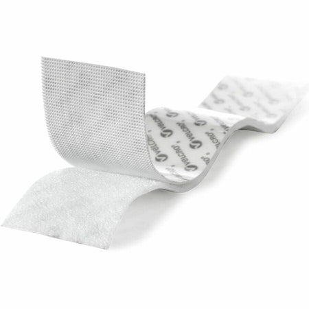 VELCRO® Industrial Strength 15ft x 2in Roll White - 15 ft Length 2’’ Width - Water Resistant Long Lasting - Hook & Loop