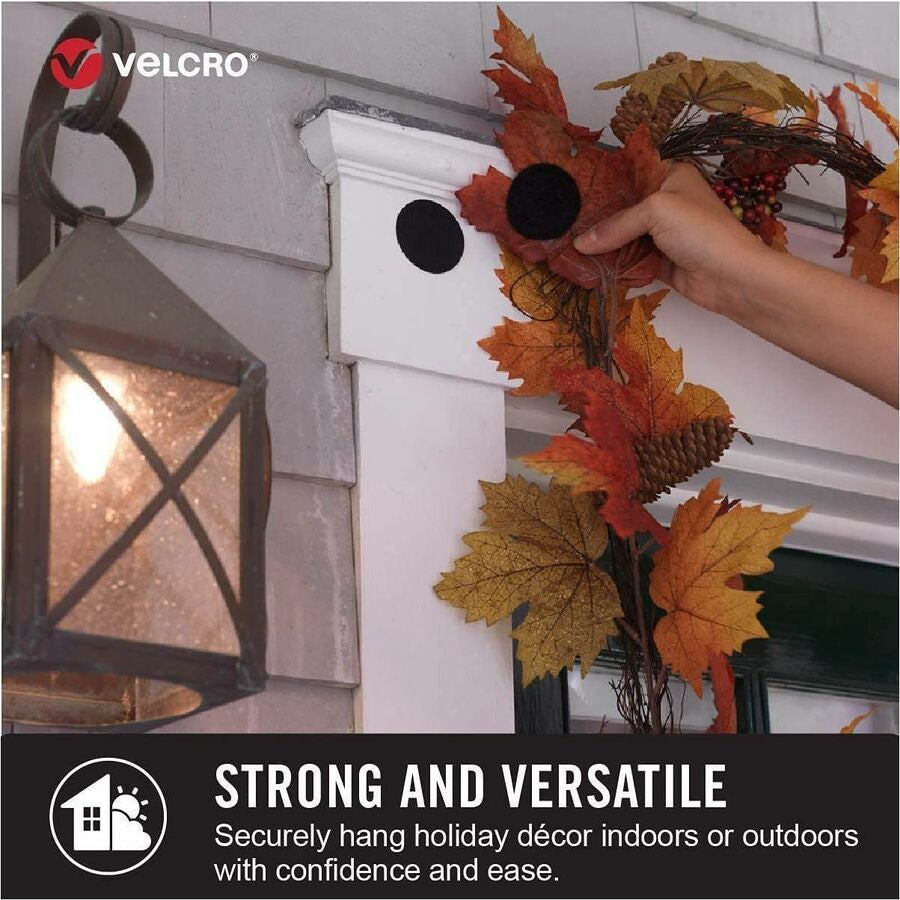 VELCRO® Industrial Strength 4ft x 2in Roll Black - 4 ft Length 2’’ Width - Plastic - Water Resistant Long Lasting