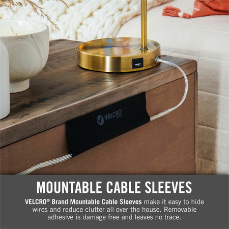 VELCRO&reg; Mountable Cut-To-Length Cable Sleeves - Alternate-Image2
