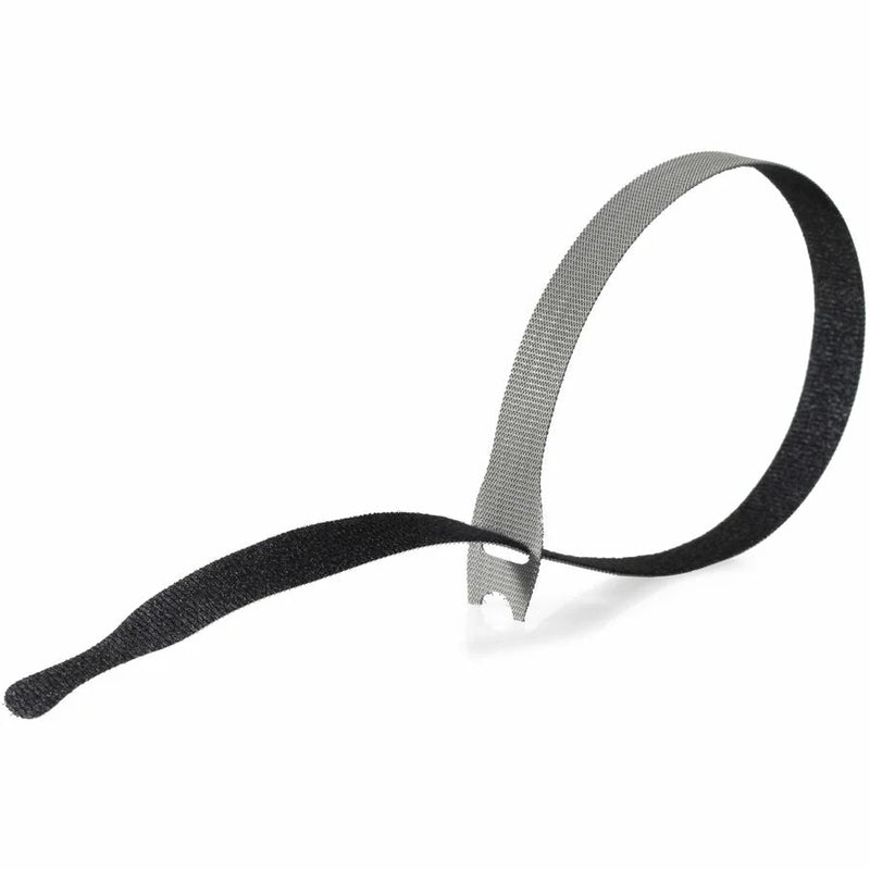 VELCRO® ONE-WRAP Thin Ties: 15in x 1/2in Gray & Black Cable Ties 30-Pack - Computer / Laptop Accessories