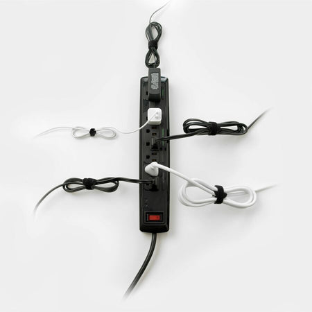 VELCRO&reg; ONE-WRAP Ties 8in x 1/4in Ties Black 25 ct - Alternate-Image3