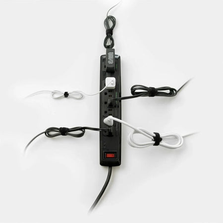 VELCRO® ONE-WRAP Ties: 8in x 1/4in Black Ties - 25 Pack - Audio/Video Cables & Accessories