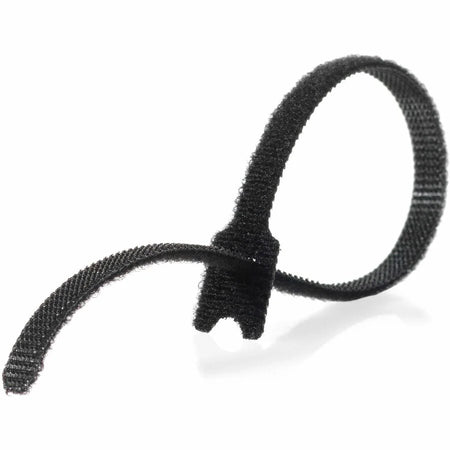 VELCRO® ONE-WRAP Ties: 8in x 1/4in Black Ties - 25 Pack - Audio/Video Cables & Accessories