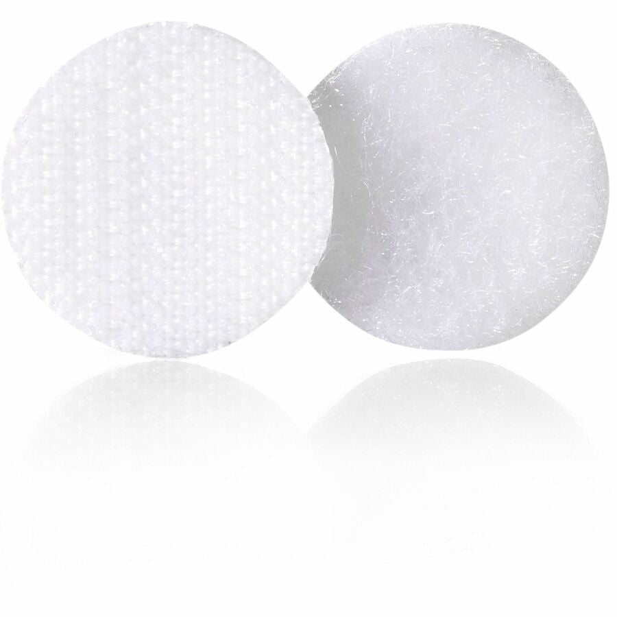 VELCRO® Sticky Back 3/4in Circles White 200 ct - 0.75’’ Diameter - For Sign Poster Wall Plastic Glass Tile Home - Hook