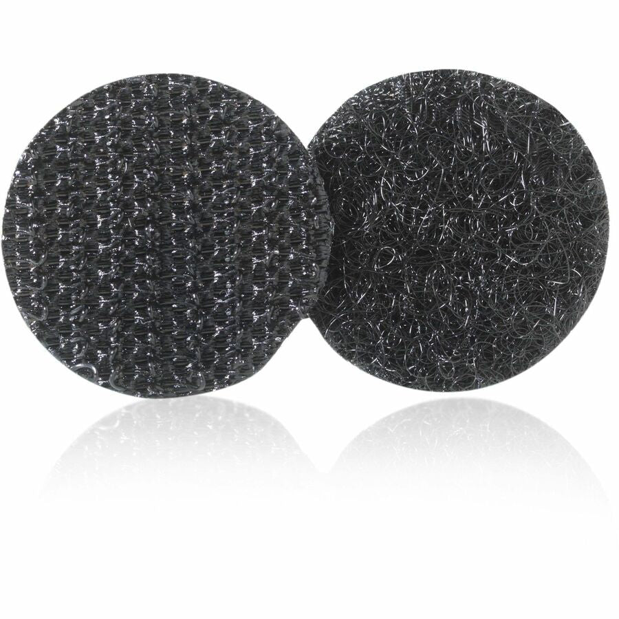 VELCRO® Sticky Back 5/8in Circles Black 75 ct - 0.62’’ Diameter - For Mounting Multi Surface Smooth Hanging Indoor