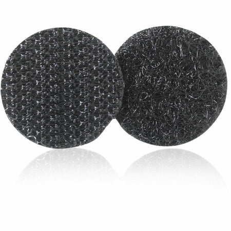 VELCRO® Sticky Back 5/8in Circles Black 75 ct - 0.62’’ Diameter - For Mounting Multi Surface Smooth Hanging Indoor