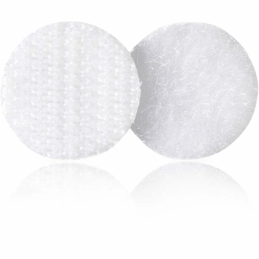 VELCRO® Sticky Back 5/8in White Circles - 75 Ct Dispenser Pack - Hook & Loop