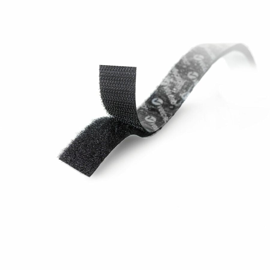 VELCRO® Sticky Back 5ft x 3/4in Roll Black - 5 ft Length 0.75’’ Width - Dispenser Included - Hook & Loop