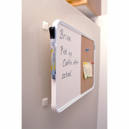 VELCRO® Sticky Back 5ft x 3/4in Roll White - 5 ft Length 0.75’’ Width - Dispenser Included - Hook & Loop