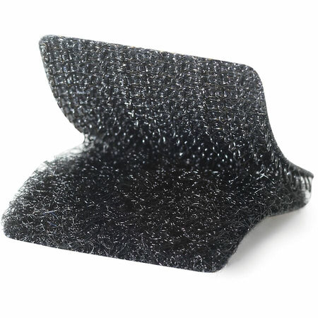 VELCRO® Sticky Back 7/8in Squares Black 12 Ct - 0.87’’ Length x Width - Hook & Loop