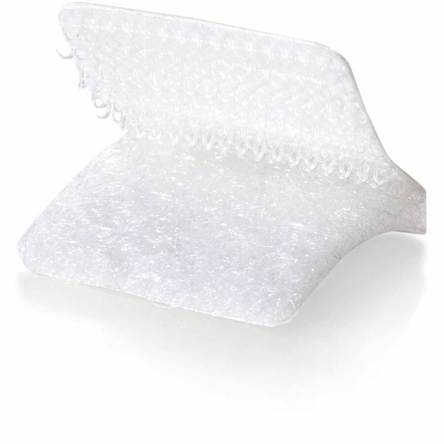 VELCRO® Sticky Back 7/8in Squares White 12 ct - 0.87’’ Length x Width - Hook & Loop
