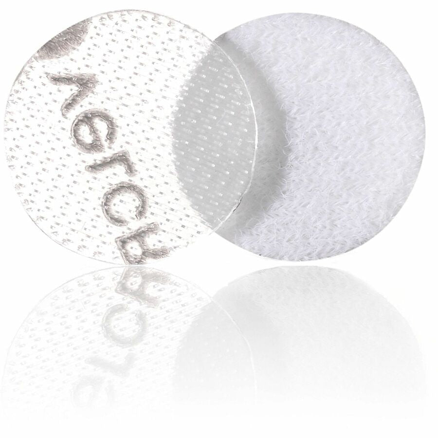 VELCRO® Thin Clear Fasteners 5/8in Circles 75 ct - 0.63’’ Diameter - Water Resistant - Hook & Loop