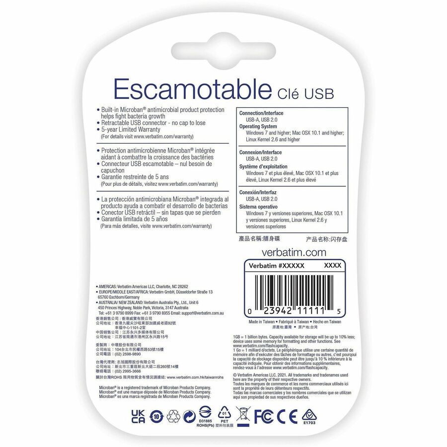 Verbatim 8GB USB Flash Drives - Alternate-Image6