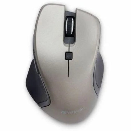 Verbatim Blue LED Wireless Mouse - 2.4 GHz RF - 1600 dpi - Graphite - Keyboards & Mice