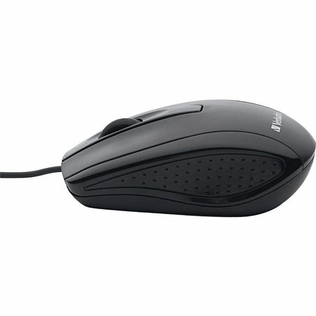 Verbatim Corded Optical Mouse - Black Scroll Wheel - Keyboards & Mice