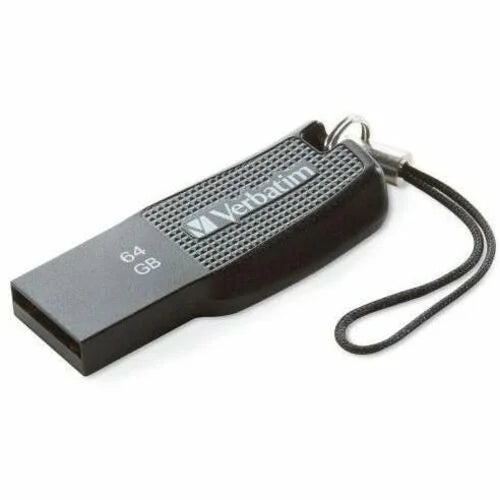 Verbatim Ergo 64GB USB Flash Drive - Black 2.0 - Memory & Drives