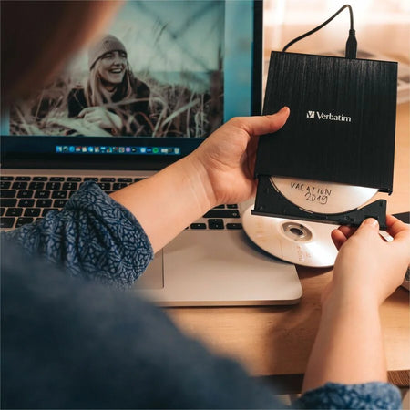 Verbatim External Blu-ray Writer: 6x BD Write 8x DVD - Computer / Laptop Accessories