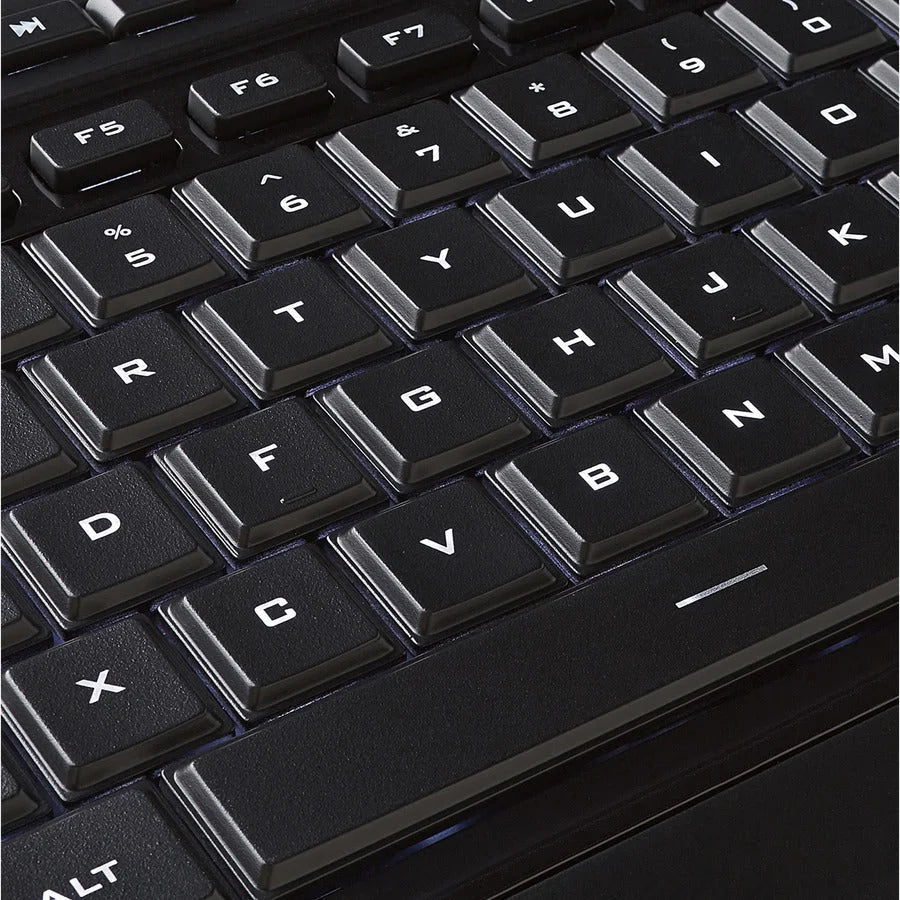 Verbatim Illuminated Wired Keyboard - USB Type A Interface - Media Player Hot Key - Black - Keyboards & Mice