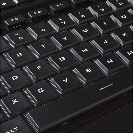 Verbatim Illuminated Wired Keyboard - USB Type A Interface - Media Player Hot Key - Black - Keyboards & Mice