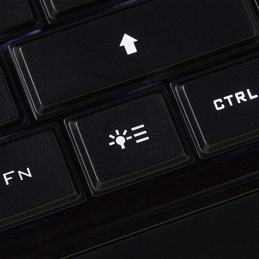 Verbatim Illuminated Wired Keyboard - USB Type A Interface - Media Player Hot Key - Black - Keyboards & Mice