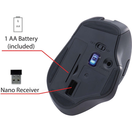 Verbatim Ergo Wireless Blue LED Mouse - Alternate-Image6