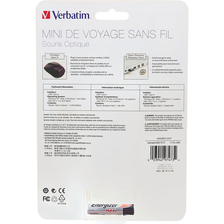Verbatim Nano Travel Mouse - Alternate-Image3