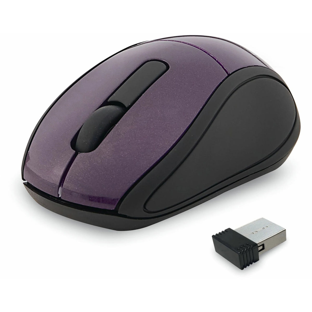 Verbatim Nano Travel Mouse: Wireless Optical Purple - 1600 dpi - Computer / Laptop Accessories