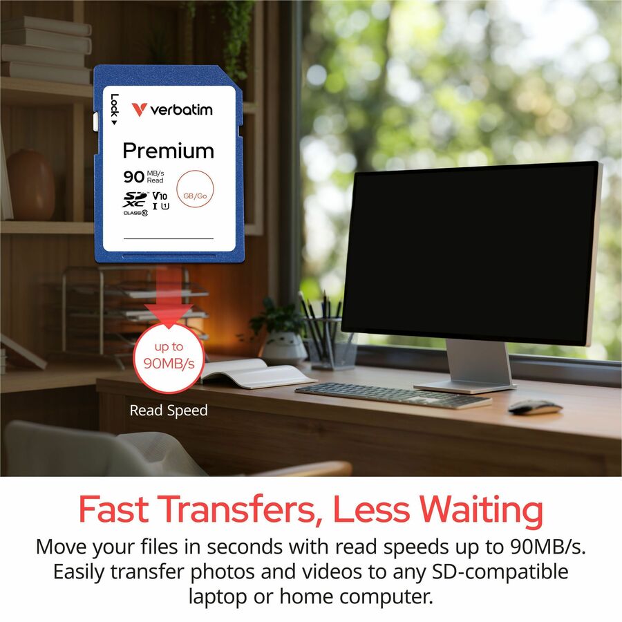 Verbatim Premium 256 GB Class 10/UHS-I (U1) SDXC - 1 Each - TAA Compliant - Alternate-Image7