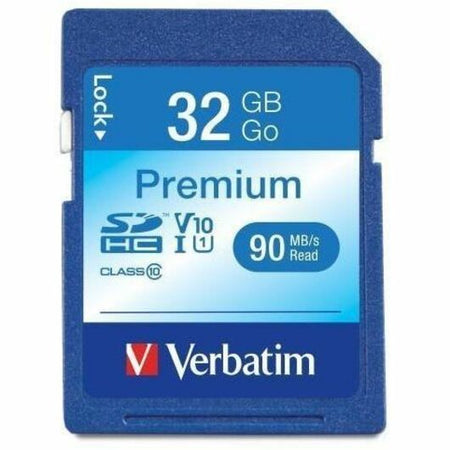Verbatim Premium 32 GB Class 10/UHS-I (U1) SDHC - 1 Each - TAA Compliant - Alternate-Image1
